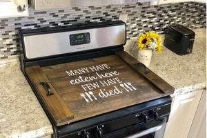 Cutting Board Over Stove